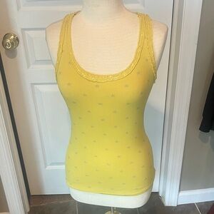 Sunny Yellow Star Women's Tank Top